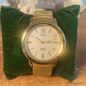 Timex gold tone watch